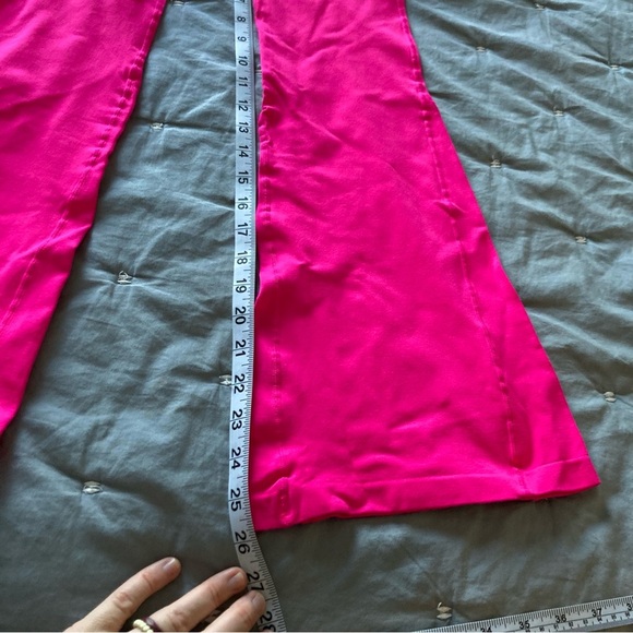 NWOT Free People Women's Pink Wide Leg High Waist Flare Leggings Pant Size XS/S - Picture 9 of 9
